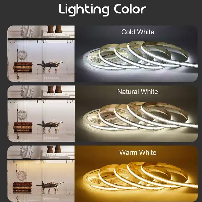 Vetrina in vetro con luci a LED e ante con serratura