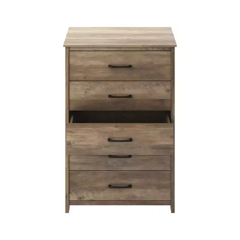 Cassettiera a 5 cassetti con profondità ridotta – 31,3"L x 15,6"P x 47,7"A