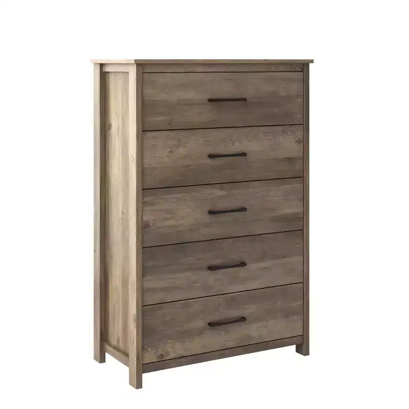 Cassettiera a 5 cassetti con profondità ridotta – 31,3"L x 15,6"P x 47,7"A