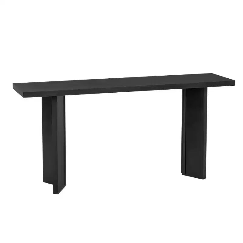 Consolle moderna con gambe geometriche – Tavolino stretto per ingresso e corridoio