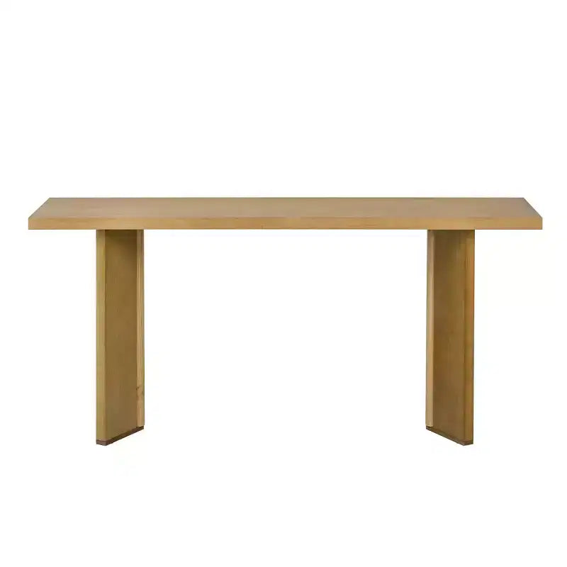 Consolle moderna con gambe geometriche – Tavolino stretto per ingresso e corridoio