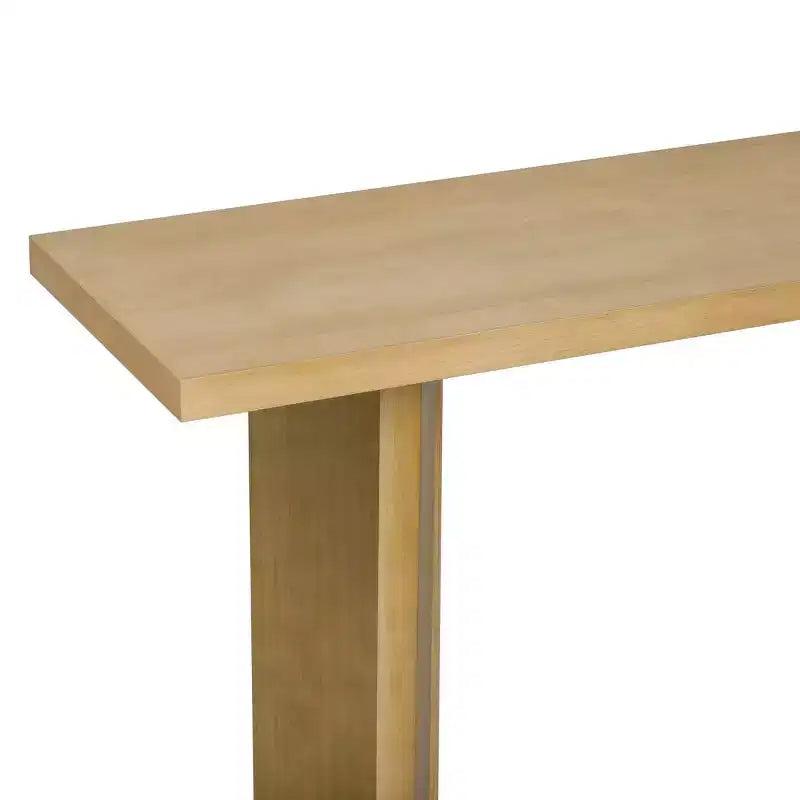 Consolle moderna con gambe geometriche – Tavolino stretto per ingresso e corridoio