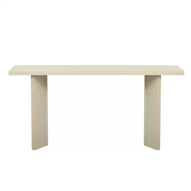 Consolle moderna con gambe geometriche – Tavolino stretto per ingresso e corridoio