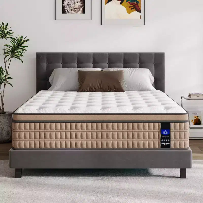 Materasso ibrido King da 14" - Memory Foam e molle insacchettate, senza fibra di vetro