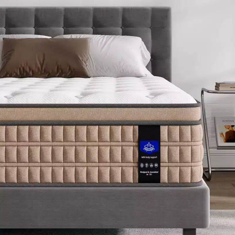 Materasso ibrido King da 14" - Memory Foam e molle insacchettate, senza fibra di vetro