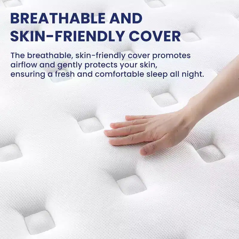 Materasso ibrido King da 14" - Memory Foam e molle insacchettate, senza fibra di vetro