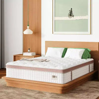 Whisen 14 King Hybrid Mattress, Luxury Ergonomic Mattress, Memory Foam Mattress, Pocket Innerspring