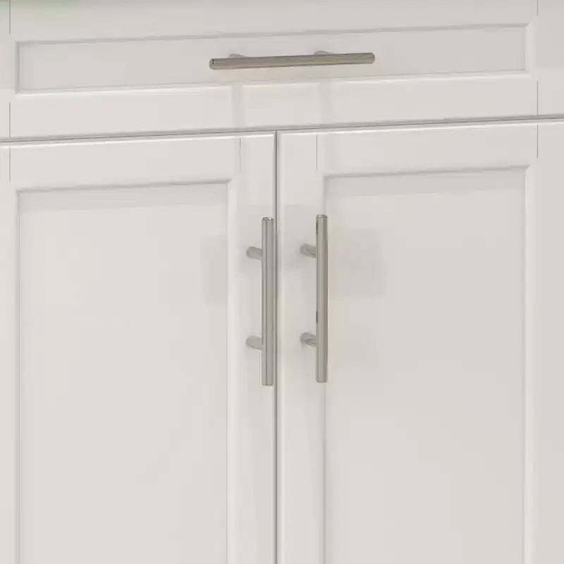 Carrello da Cucina su Ruote con Top in Acciaio Inox, Cassetto, Portasciugamani e Portaspezie