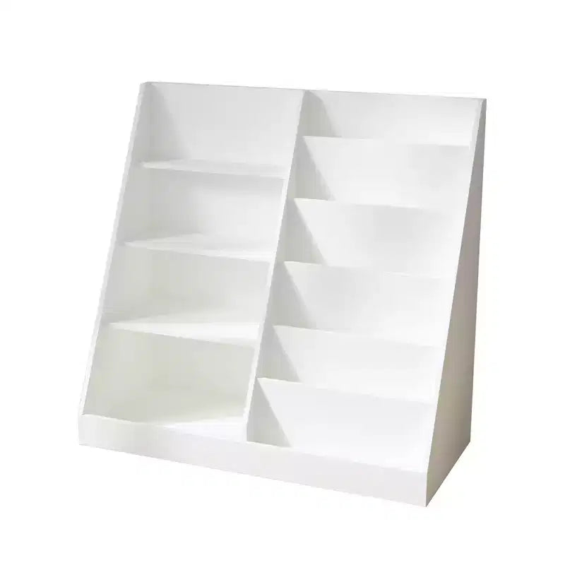 Libreria per Bambini e Organizzatore Porta Giocattoli con Ripiani Aperti, Bianco, 88,1 cm L x 40,1 cm P x 85,1 cm H