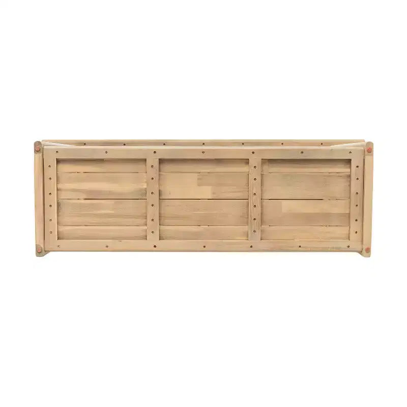 Consolle rettangolare moderna da 152 cm in legno di acacia