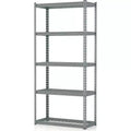 Costway 5-Tier Garage Storage Shelves Heavy Duty Metal Storage Shelving Unit Adjustable Utility Rack Organizer for Warehouse Basement