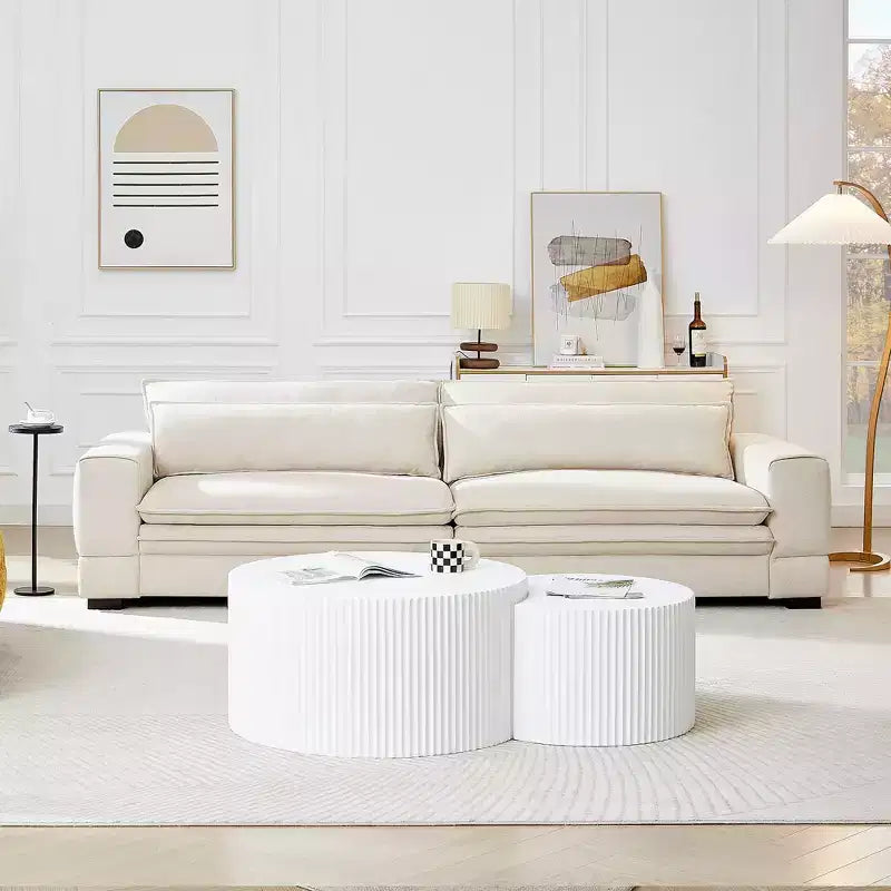 GDFStudio Delara 104.72'' 4-Seater Mid-Century Modern Upholstered Sofa