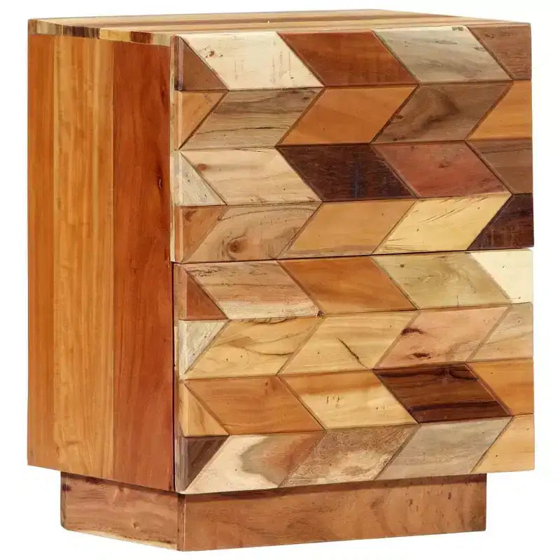 vidaXL Bedside Cabinet 15.7x11.8x19.7 Solid Reclaimed Wood